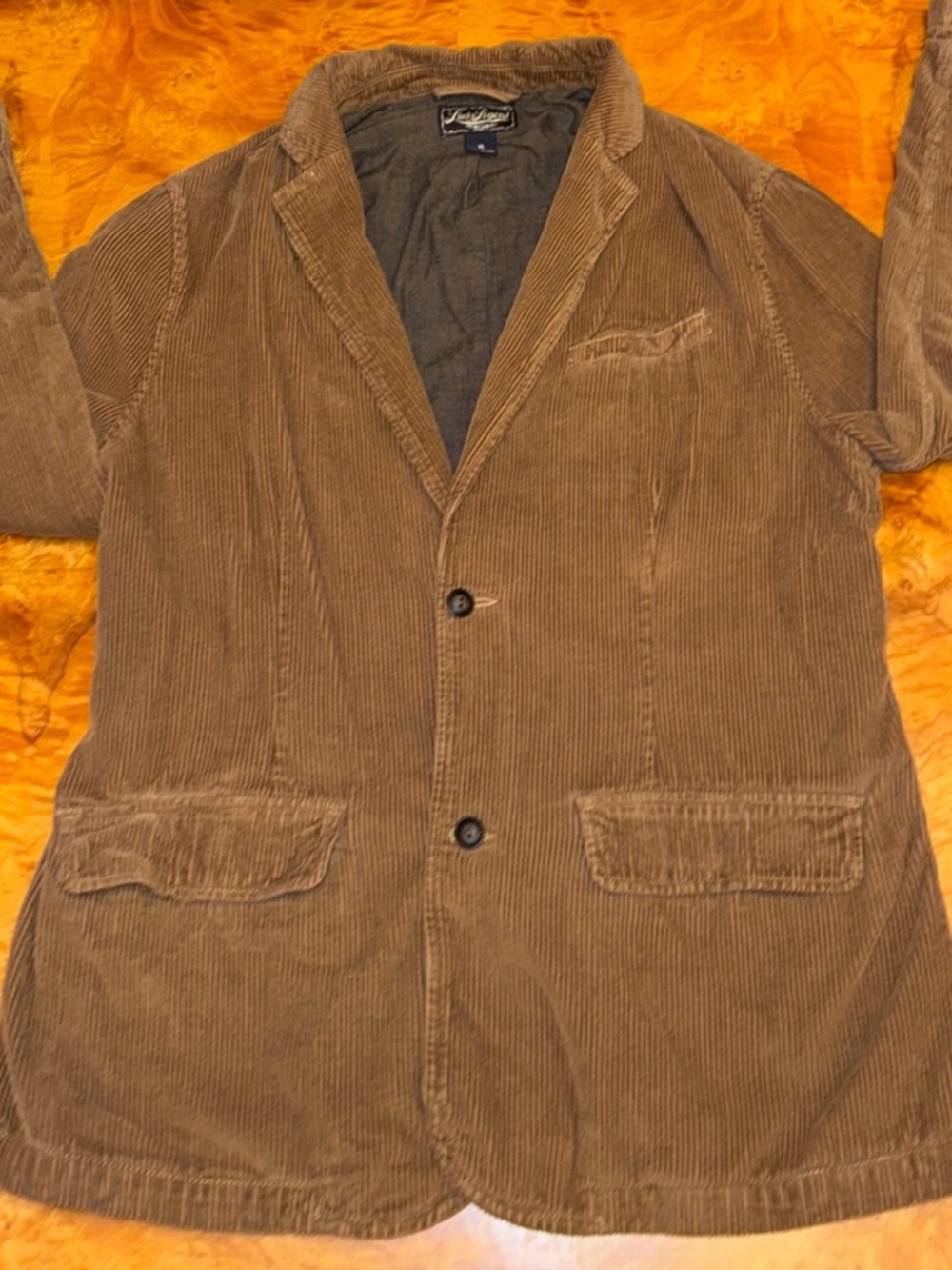 Lucky Brand Brown Corduroy Shirt Jacket